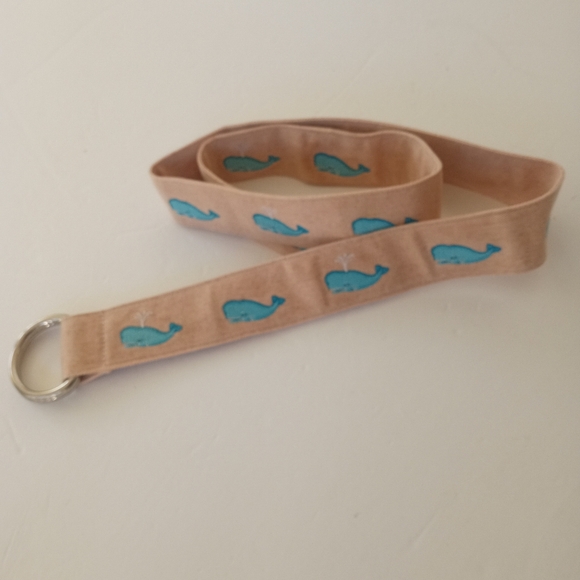 J. Crew Cotton Coastal Whale Belt | S/M - Picture 4 of 7
